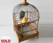 Cage Napoléon III et canari