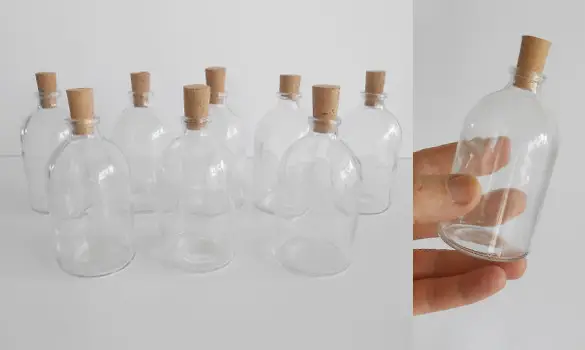 Flacon bouchon liège