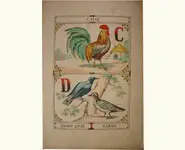 Grand alphabet - 1850 env.