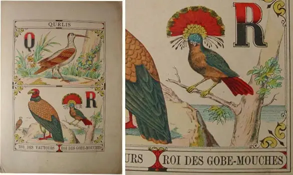 Grand alphabet - 1850 env.